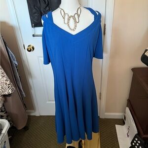 Lane Bryant Royal Blue Midi Dress